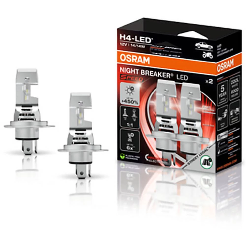 OSRAM 64193DWNBSP-2HB led žarulje NIGHT BREAKER® LED SPEED H4 12 V slika