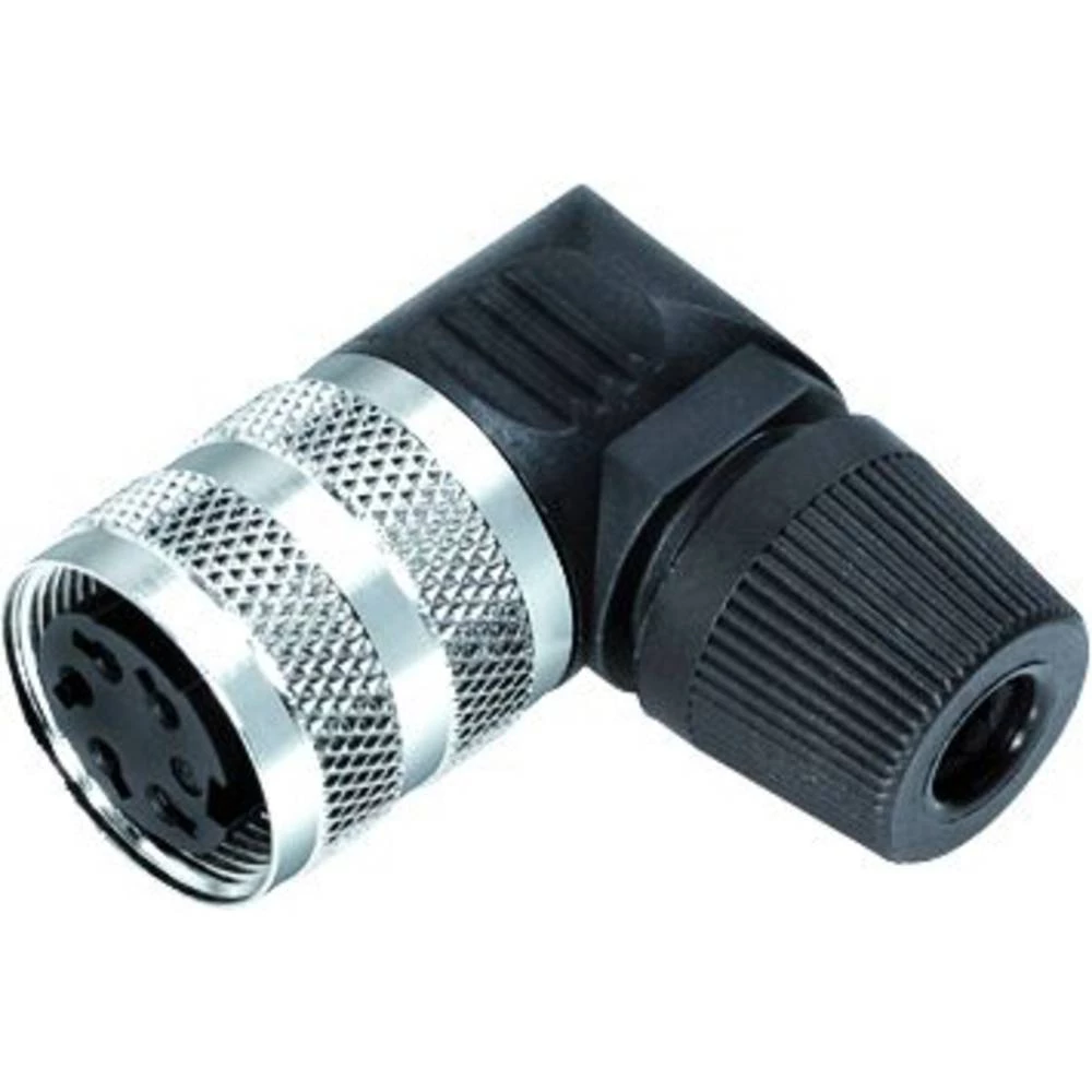 binder 09 0146 79 07-20 kutna utičnica ženski konektor, kutni Ukupan broj polova: 7 Serija (Okrugli utični konektori): 6 slika