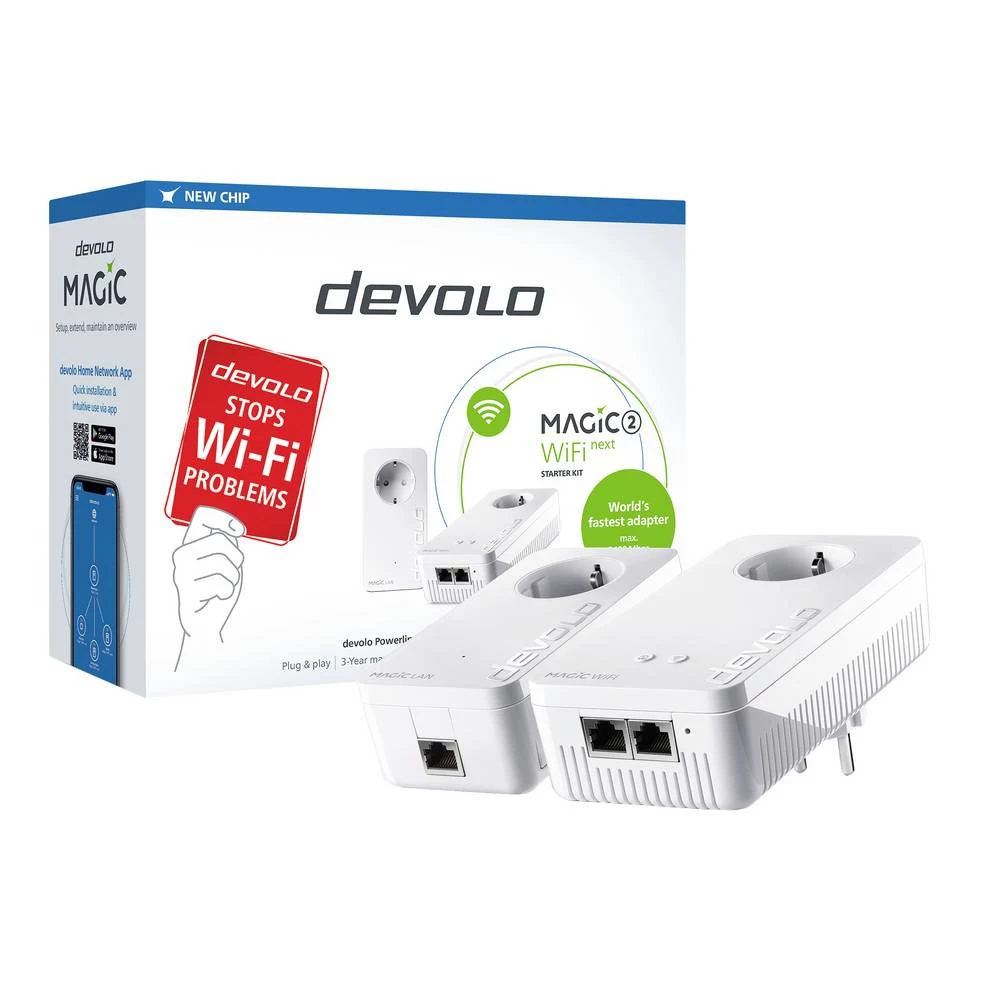 Devolo Magic 2 WiFi next Starter Kit powerline WLAN početni komplet 2.4 GBit/s slika