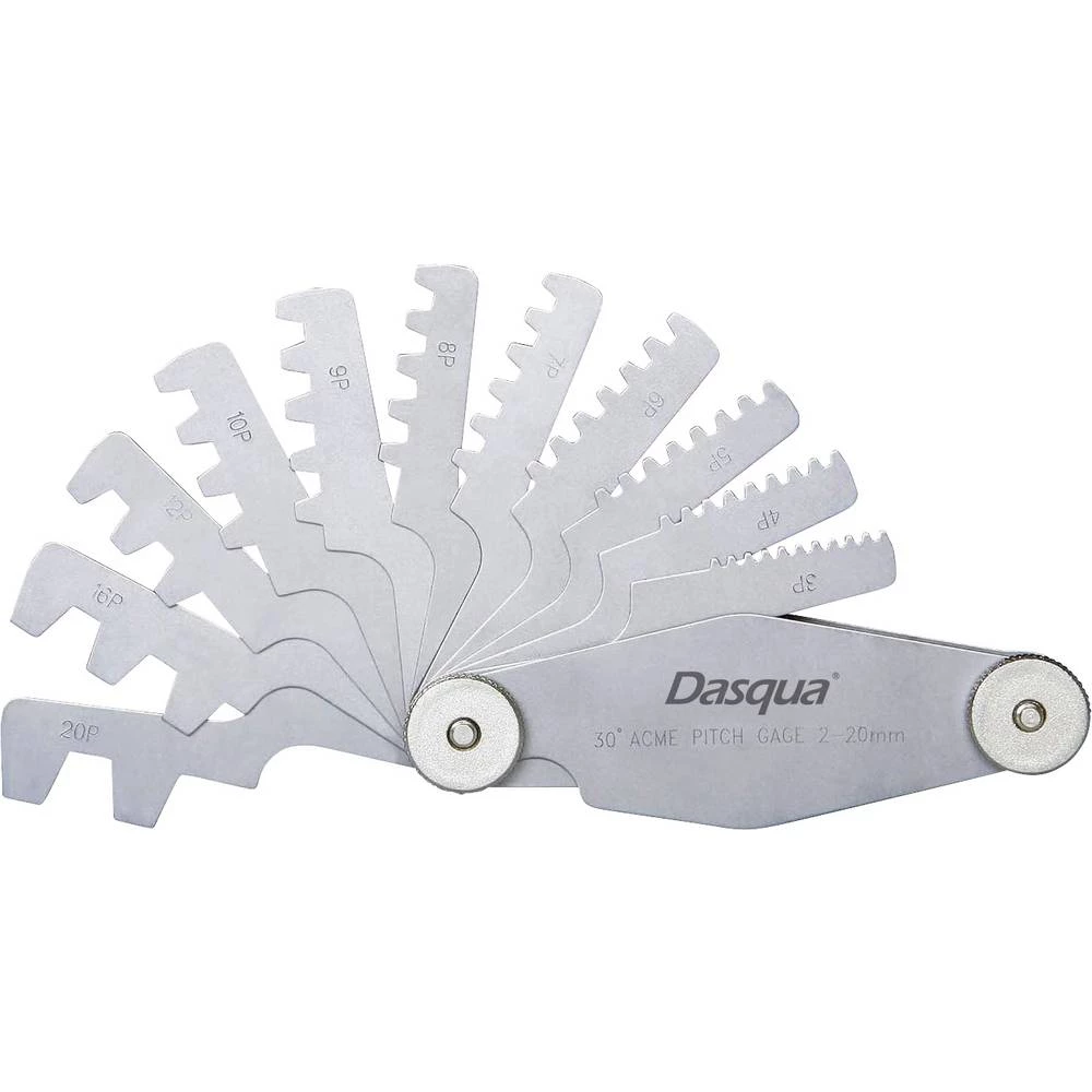 Dasqua 1041-0105 podešavanje mjernog uređaja 2 - 20 mm Broj listova: 12 slika