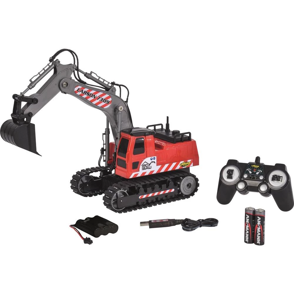 Carson Modellsport 1:26 RC funkcijski model za početnike Građevinsko vozilo Uklj. baterija, punjač i odašiljačka baterije slika