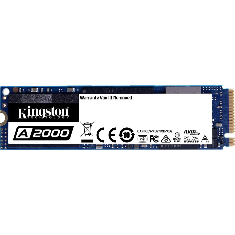 Unutarnji SATA M.2 SSD 2280 250 GB Kingston A2000 Maloprodaja SA2000M8/250G PCIe NVMe 3.0 x4 slika