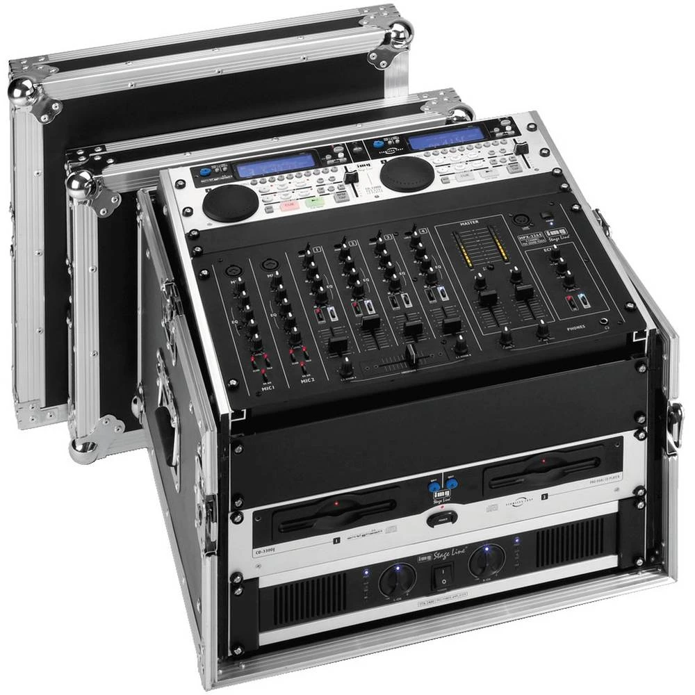 19" regal (rack) 10 U IMG STAGELINE MR-106DJ Drvo Uklj. ručka slika