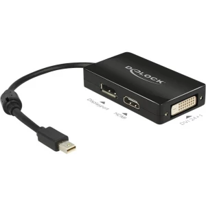 Delock DisplayPort / HDMI / DVI Adapter [1x Muški konektor Mini DisplayPort - 1x Ženski konektor DisplayPort, Ženski konektor HD slika