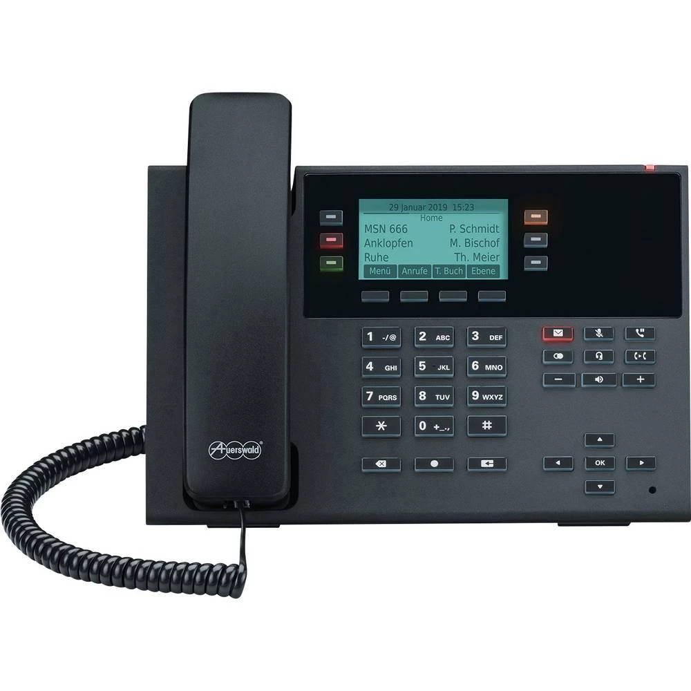 Telefonski sustav, VoIP Auerswald D-200 Handsfree Crna slika