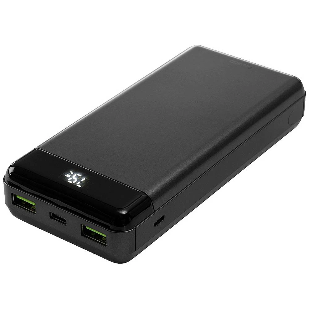Deltaco - a nordic brand PB-C1003 powerbank (rezervna baterija) 20000 mAh  lipo USB a, USB-C™ crna slika