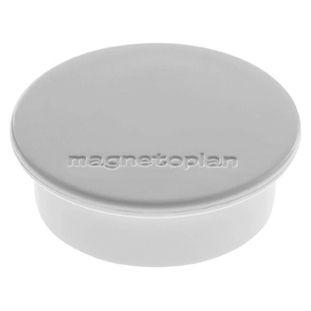 Magnetoplan Magnet Discofix Color (&Oslash; x V) 40 mm x 13 mm Okrugli Siva 10 ST 1662001 slika