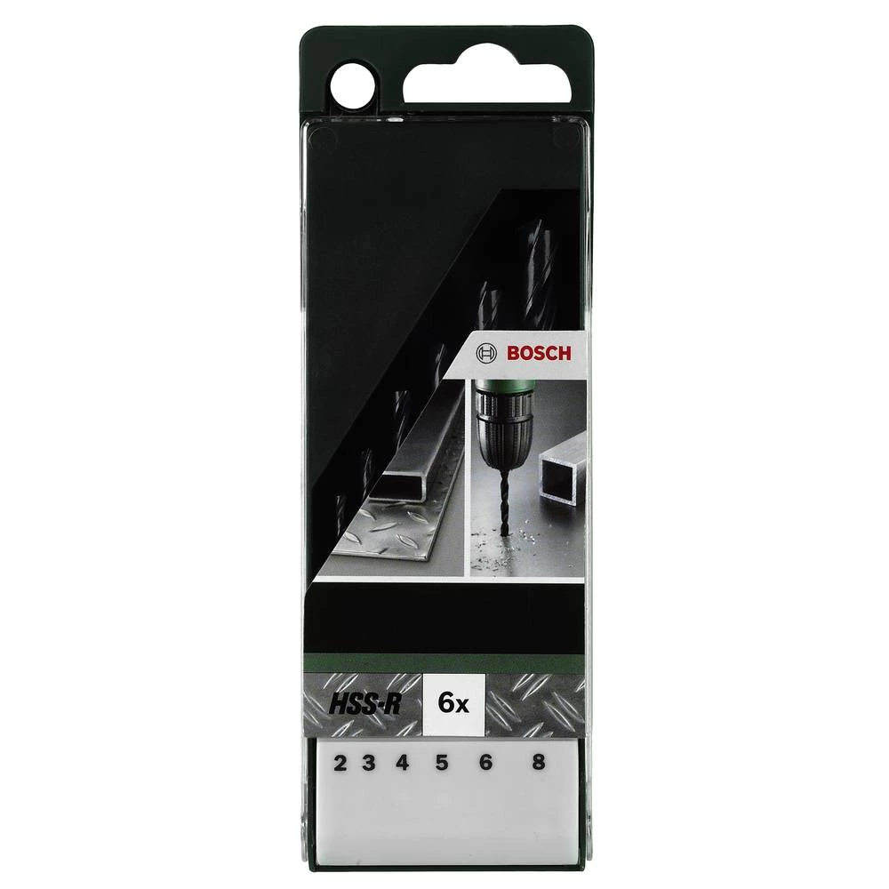HSS Metal-spiralno svrdlo-komplet 6-dijelni Bosch Accessories 2609255029 Valjani svitak DIN 338 Cilinder 1 Set slika