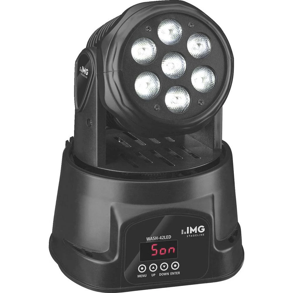 DMX LED farovi IMG STAGELINE WASH-42LED Broj LED:7 ST 10 W slika