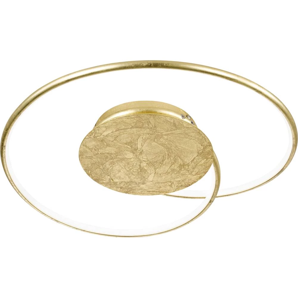 WOFI Opus 9422.01.15.8450 LED stropna svjetiljka ATT.CALC.EEK: LED 16 W Toplo-bijela Zlatna folija boja slika