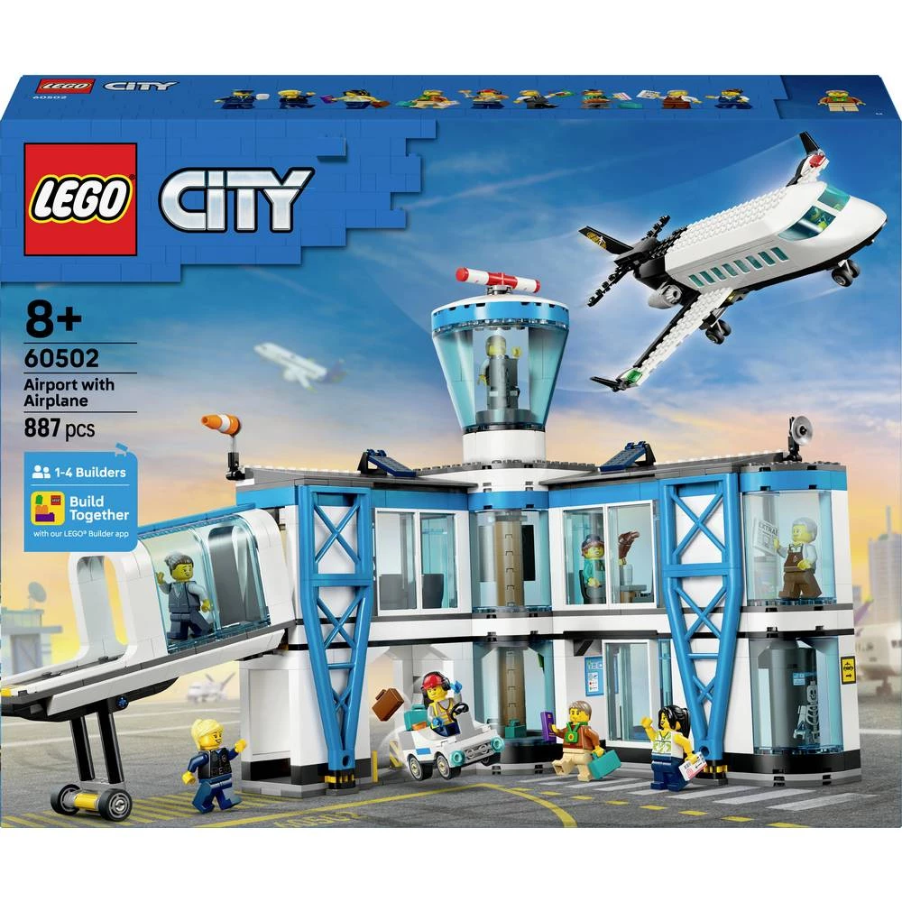 60502 LEGO® CITY Zračna luka s avionom (60502); Igračka zračna luka slika