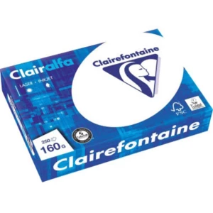 Univerzalni papir za pisače i kopiranje Clairefontaine Clairalfa 2618C DIN A4 160 gm² 250 Stranica Jarko-bijela slika