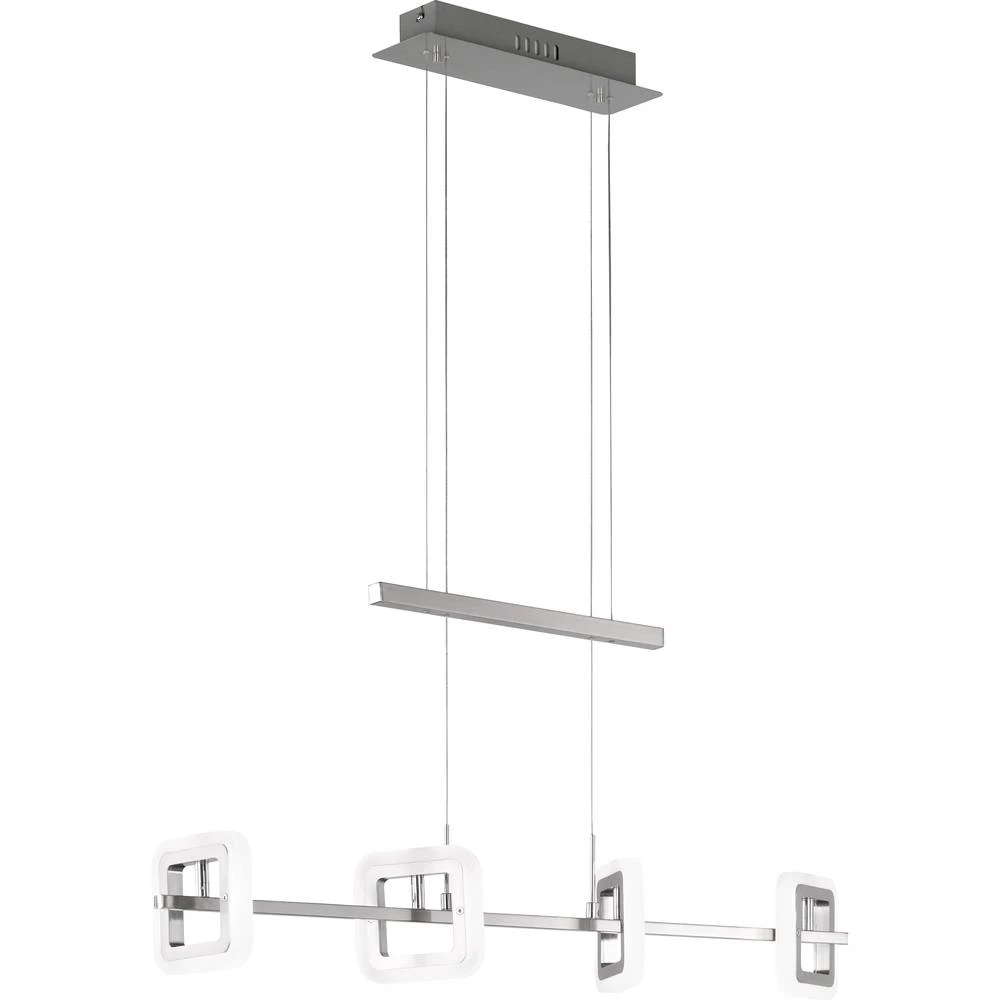 LED viseća svjetiljka 20 W Toplo-bijela WOFI Davis 7507.04.54.1000 Nikal (mat), Krom boja slika