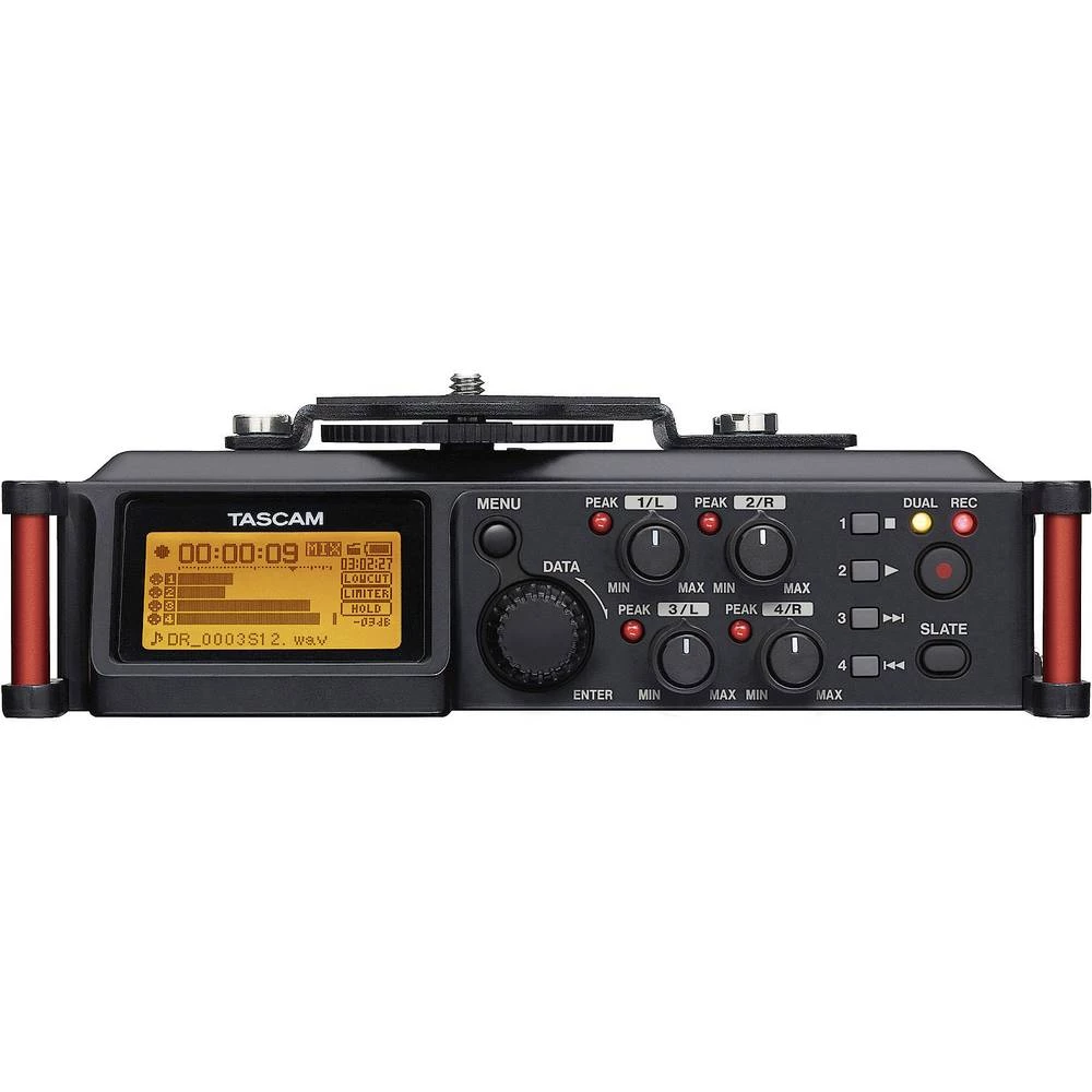 Audio snimač Tascam DR-70D Crna/crvena slika
