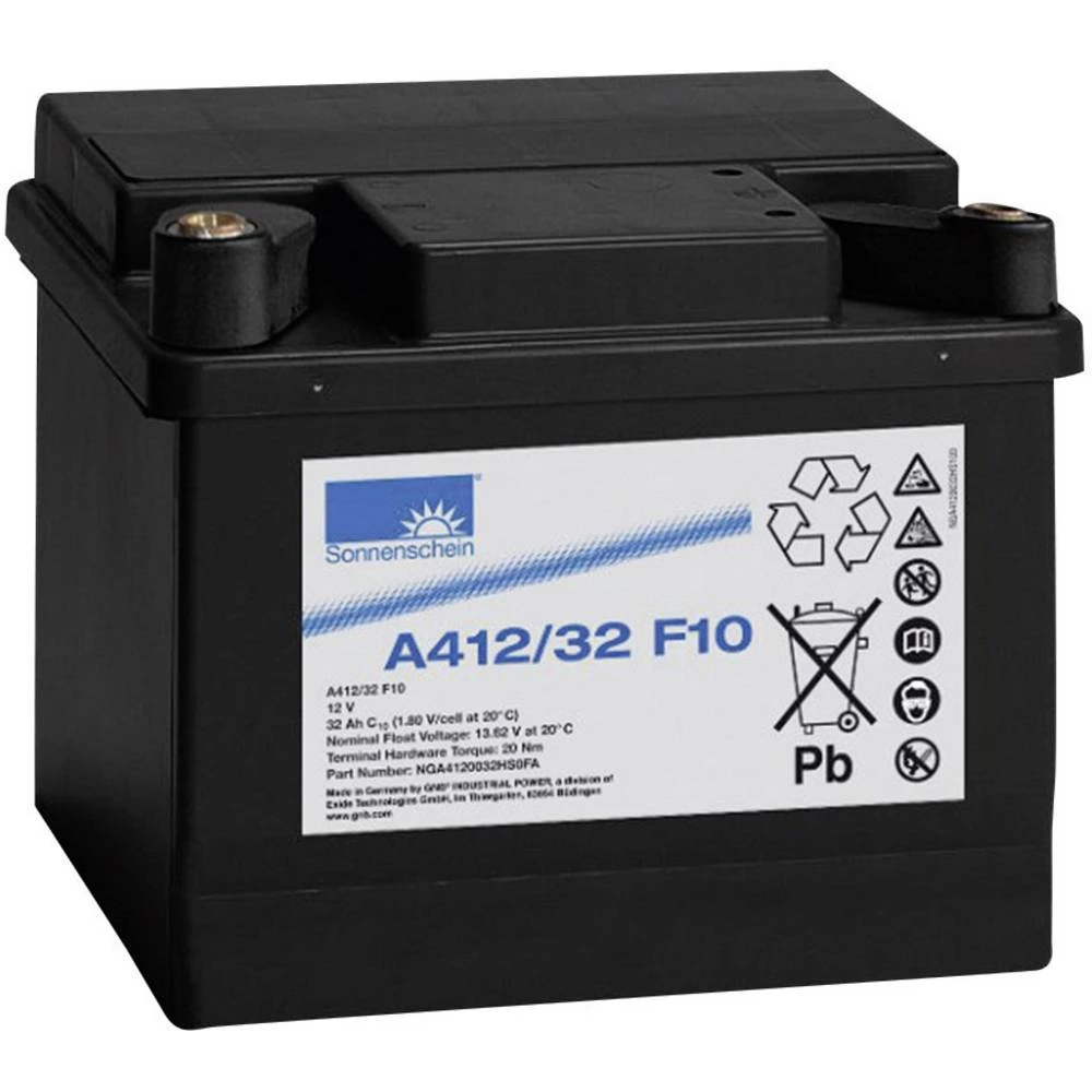 GNB Sonnenschein A412/32 F10 NGA4120032HS0FA olovni akumulator 12 V 32 Ah olovno-gelni (Š x V x D) 210 x 181 x 175 mm M1 slika