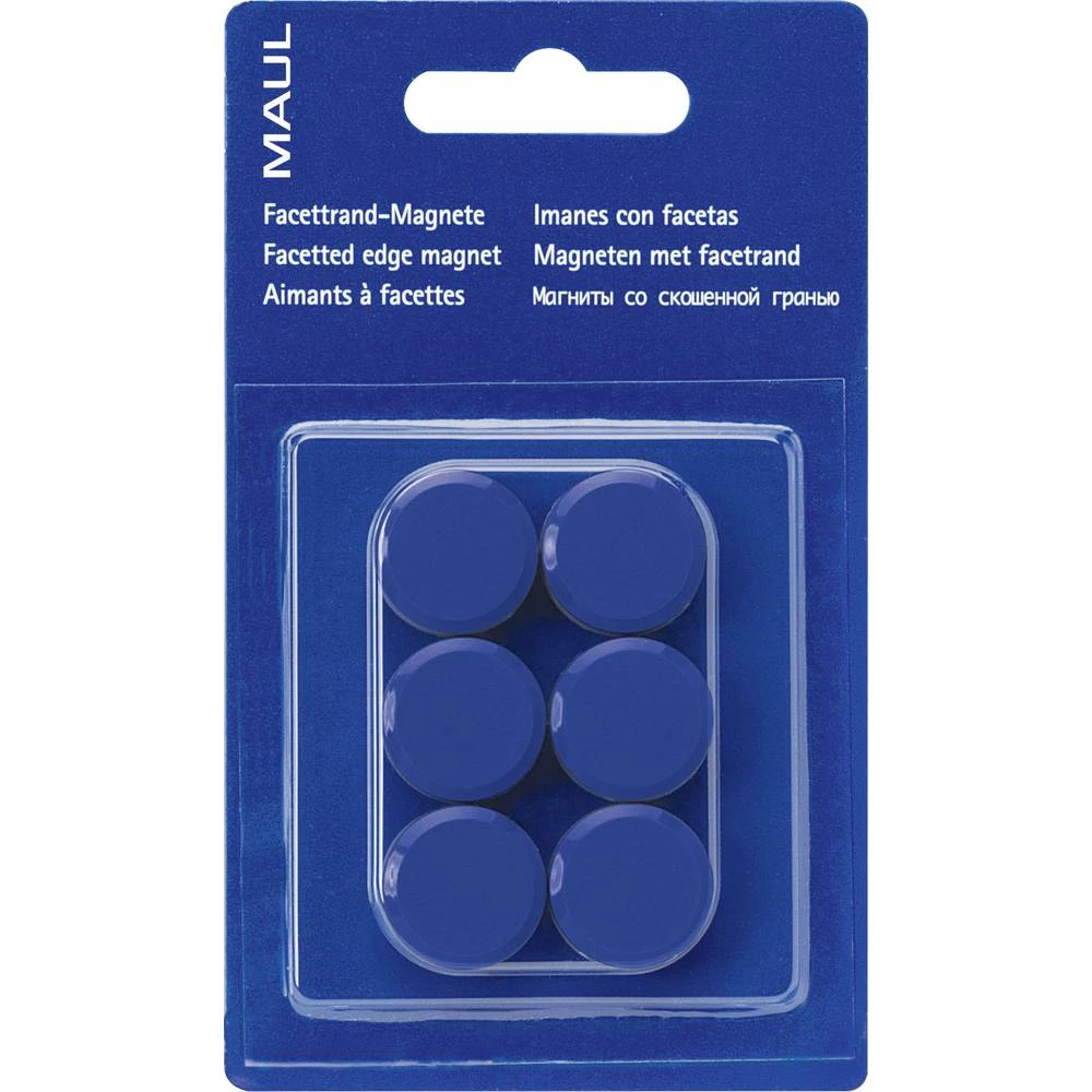 Maul Magnet MAULpro (&Oslash; x V) 20 mm x 8 mm Okrugli Plava boja 6 ST 6176235 slika