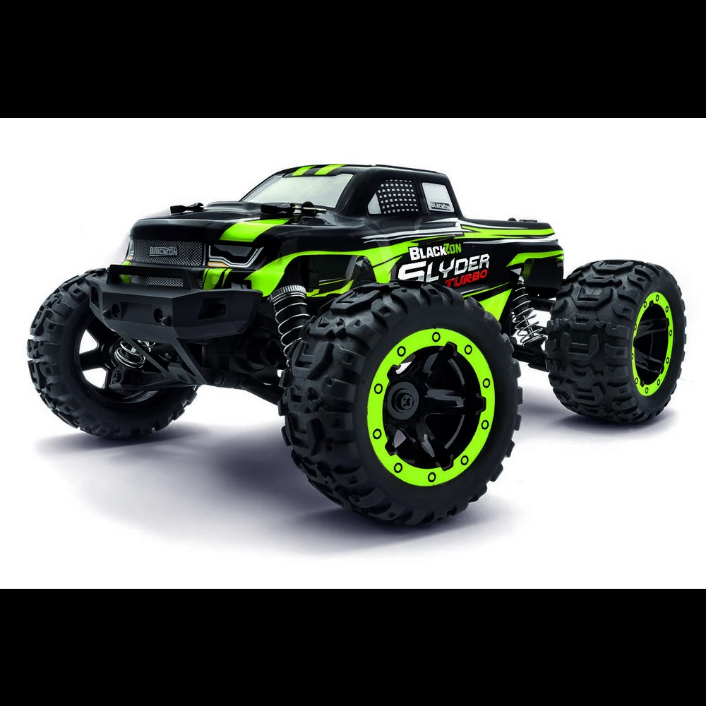 Blackzon zelena bez četkica 1:16 RC model automobila električni monstertruck pogon na sva četiri kotača (4wd) 2,4 GHz uk slika