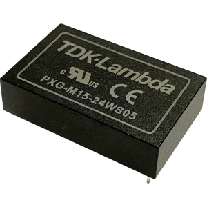 TDK PXG-M15-24WD-15 DC/DC  pretvarač    0.5 A 15 W Broj izlaza: 2 x slika