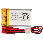 Akyga LP402030 aku-pack x poseban akumulator LiPo 3.7 V 190 mAh