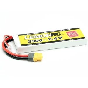 LemonRC lipo akumulatorski paket za modele 7.4 V 3300 mAh Broj ćelija: 2 35 C softcase XT60 slika