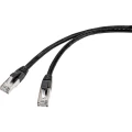 Renkforce RJ45 RF-4538208 mrežni kabeli, patch kabeli cat 6a S/FTP 60.00 m crna pogodan za vanjsku upotrebu slika