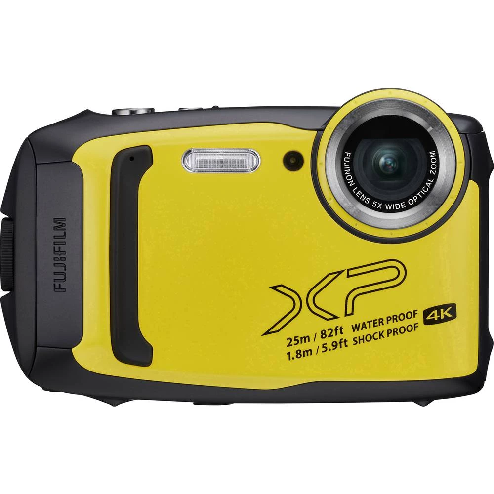 Digitalni fotoaparat Fujifilm FinePix XP140 16.4 MPix Zoom (optički): 5 x Žuta, Crna Vodootporno, Podvodna kamera, 4K-Video, Otp slika