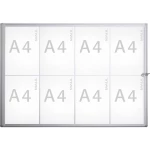 Maul Izlog MAULextraslim Upotreba za papirni fomat: 8 x DIN A4 Interijer 6820808 Aluminijum Srebrna 1 ST
