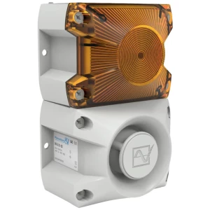 LED sirena PA L 1 narančasta, 230AC, 76cd, 105dB, IP66, NEMA4/4x, RAL7035 Pfannenberg optičko-akustički generator signala LED PA L 1 230 V/AC slika