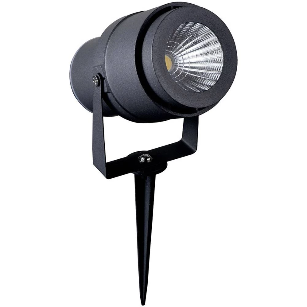 LED vrtni reflektor LED 12 W Neutralno-bijela V-TAC VT-857-G nw Siva slika