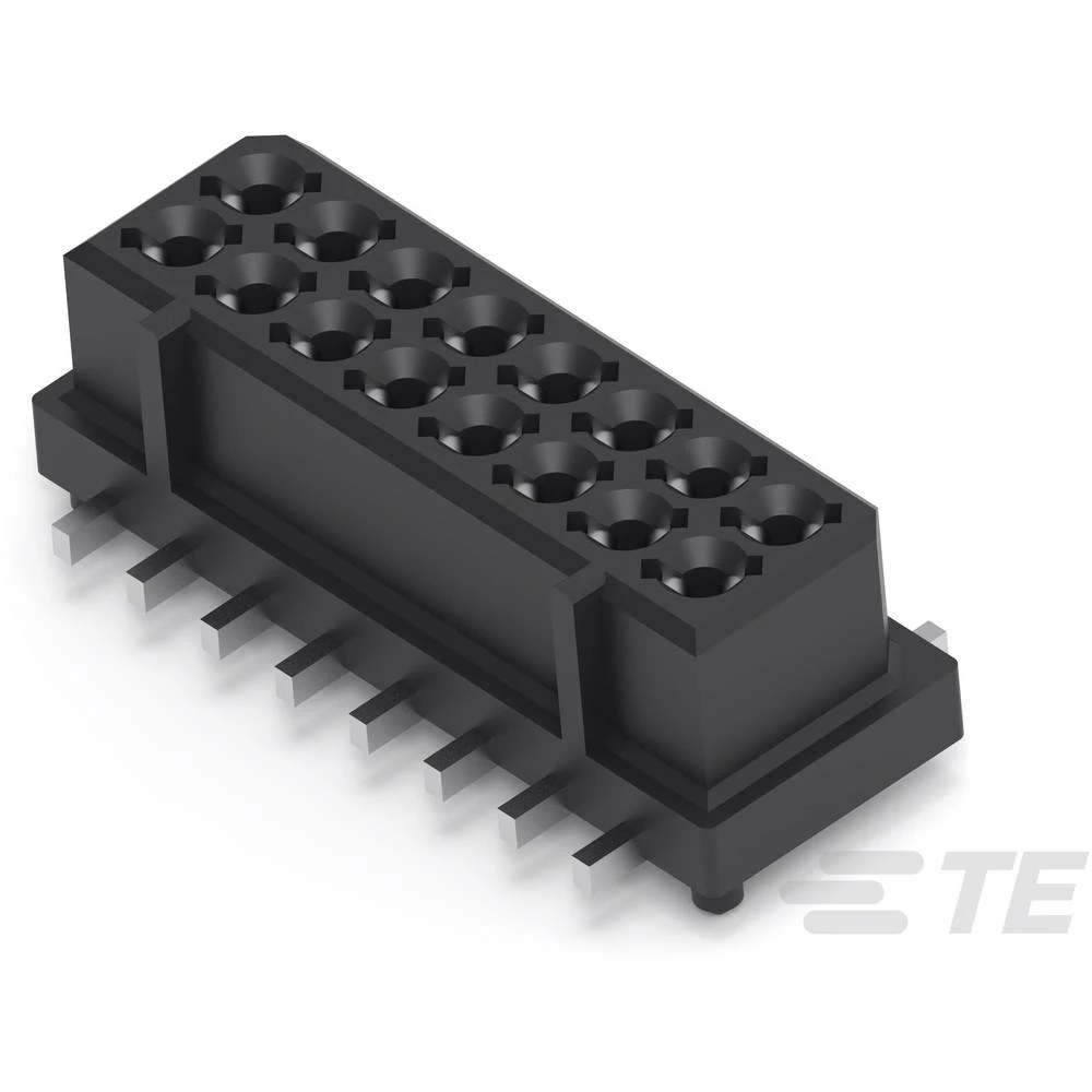 TE Connectivity ugradna standardna letva sa ženskim kontaktima 4-175638-6 1 St. Tape on Full reel slika