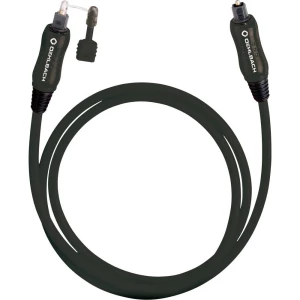 Oehlbach Toslink Digitalni audio Priključni kabel [1x Muški konektor Toslink (ODT) - 1x Muški konektor Toslink (ODT)] 4 m Crna slika