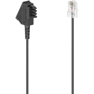 Hama telefon priključni kabel [1x muški konektor TAE-F - 3x ženski konektor TAE-NFN]  crna slika
