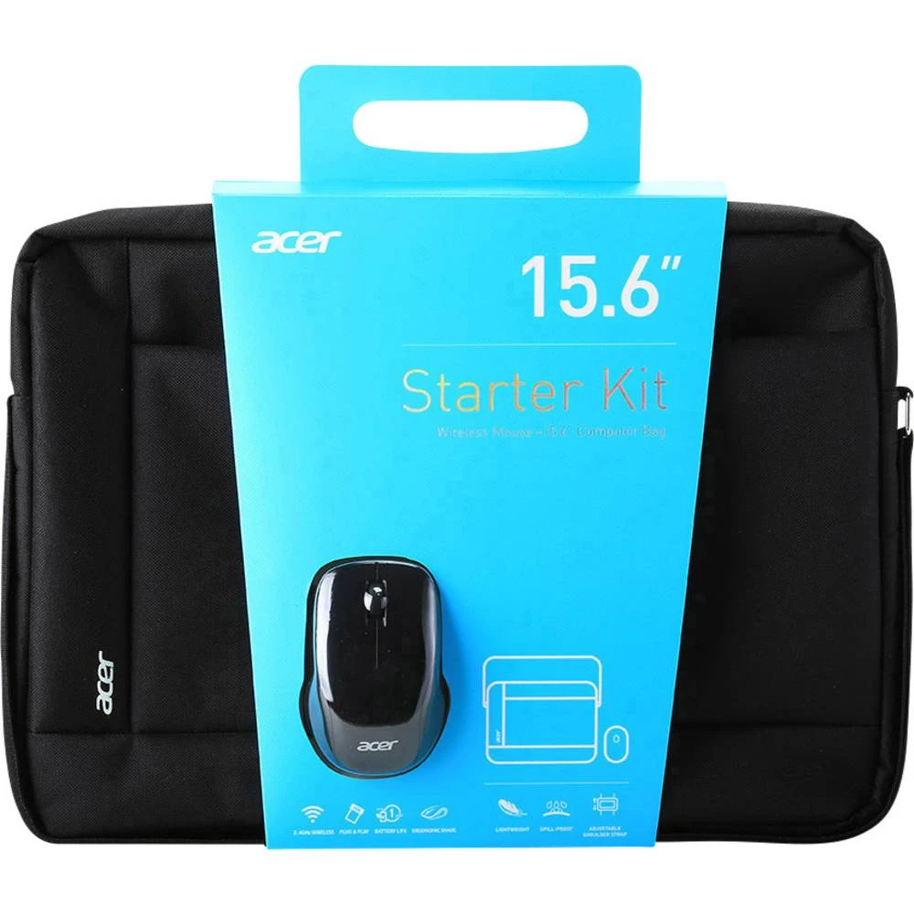 Acer Torba za prijenosno računalo 15,6'' NOTEBOOK STARTER KIT BELLY BAND ATT.FX.FITS4_MAXIMUM_INCH: 39,6 cm (15,6") Crna slika