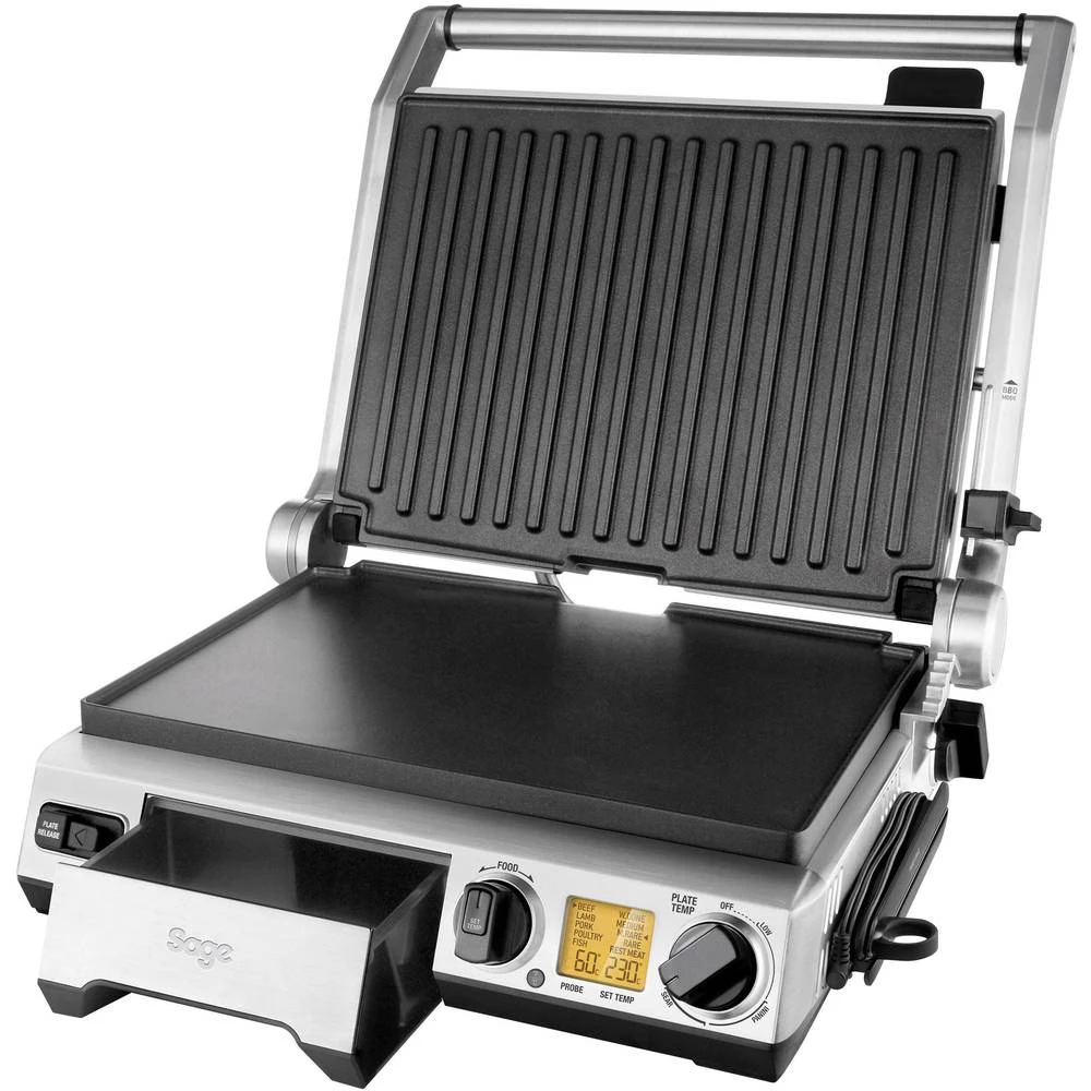 Električan Kontakt roštilj Sage the Smart Grill™ Pro Plemeniti čelik slika