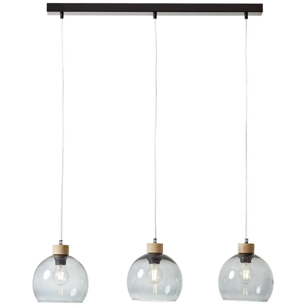 Brilliant Imagos 99533/06 viseća svjetiljka E27 crna, drvo slika