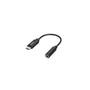 Hama USB 2.0 adapter [1x muški konektor USB-C® - 1x priključna doza za 3,5 mm banana utikač] slika