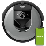iRobot Roomba i7150 robot za usisivanje srebrna, crna upravljano aplikacijom, upravljano govorom, kompatibilno s amazon