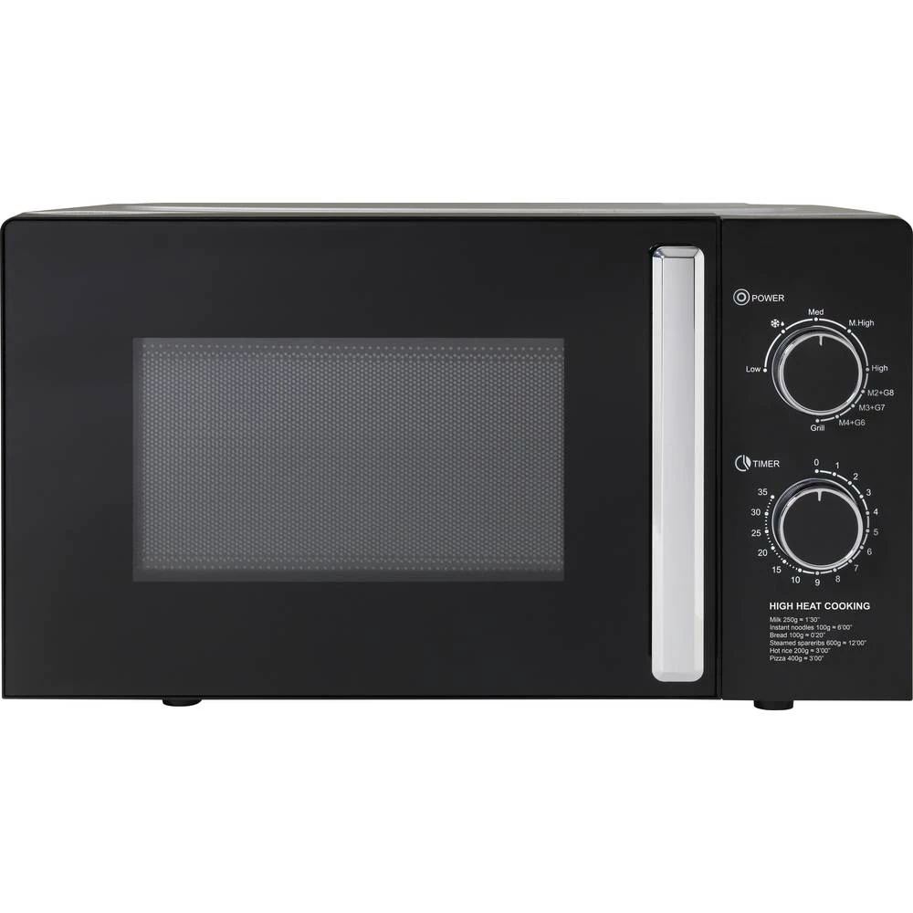 mikrovalna pećnica crna/srebrna 700 W roštilj slika