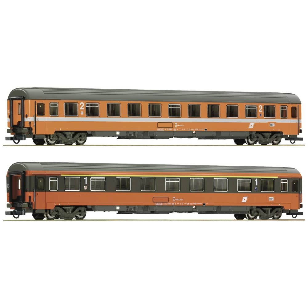 Roco 74045 H0 set od 2 3: EC 60 "Maria Theresia" ÖBB-a 1. klase tipa Amz, 2. klase tipa Bmz slika