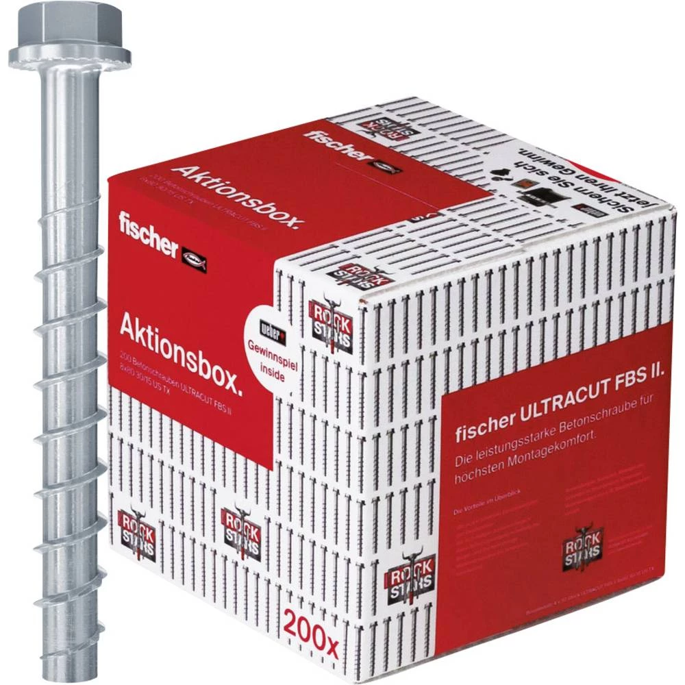 Concrete screw 1 ST Fischer Aktion ULTRACUT FBS II 8x80 US TX (200) 553086 slika