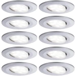 LED ugradno svjetlo za kupaonicu 10-dijelni komplet 60 W Neutralno-bijela Paulmann 99923 Calla Krom (mat) boja