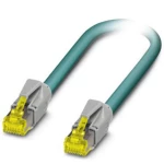 lan (RJ45) mreža priključni kabel cat 6a S/FTP 3.00 m vodeno-plava Phoenix Contact