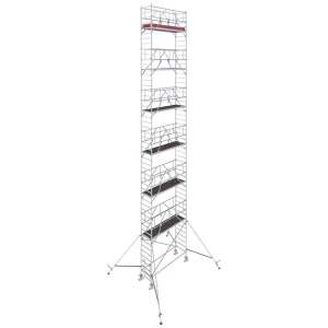 Krause 777119 FahrGerüst aluminij na roli mobilna Radna visina (maks.): 14.30 m srebrna 368.5 kg slika