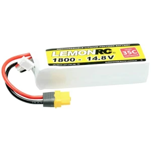 LemonRC lipo akumulatorski paket za modele 14.8 V 1800 mAh Broj ćelija: 4 35 C softcase XT60 slika