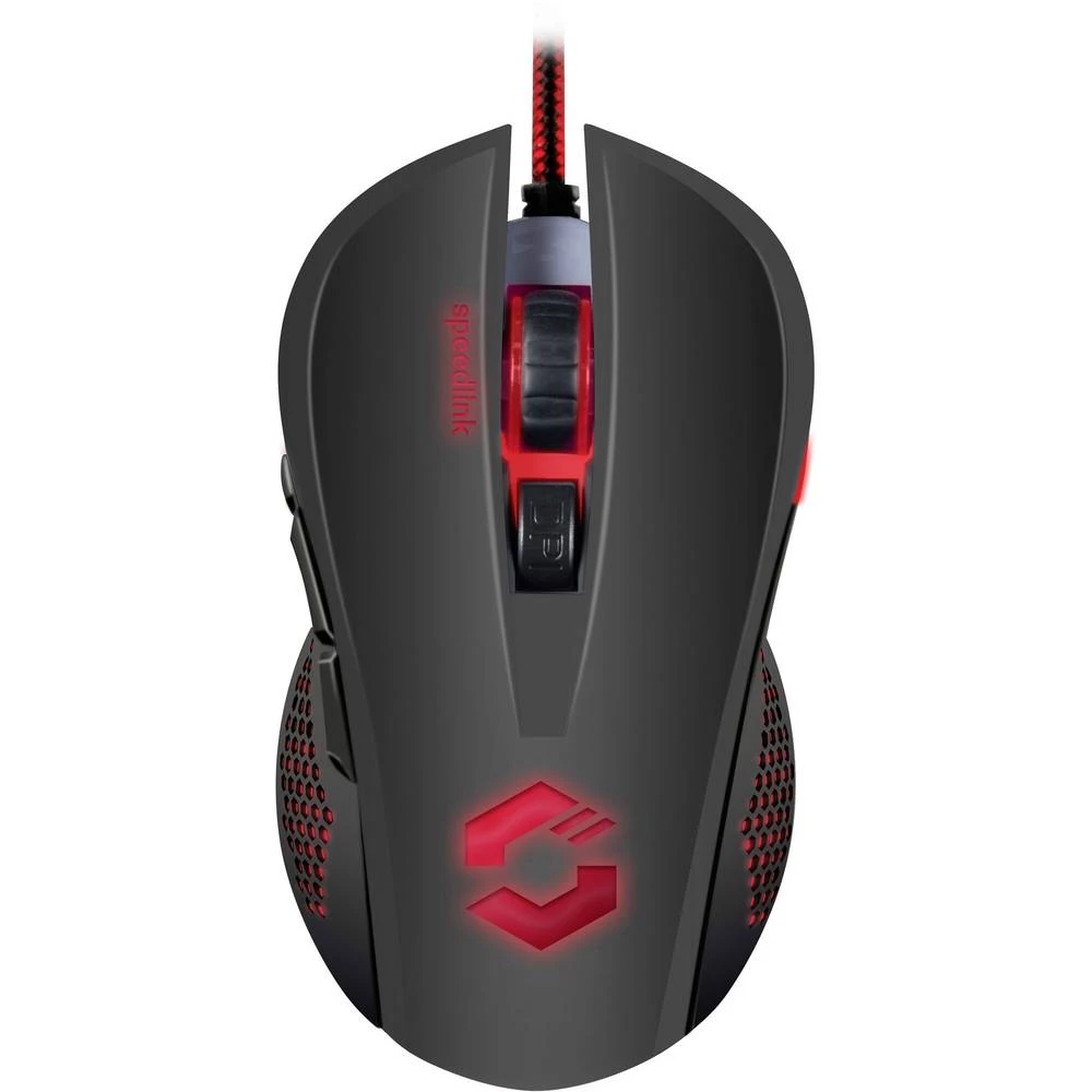 SpeedLink Torn USB gaming miš Optički Osvjetljen Crna slika