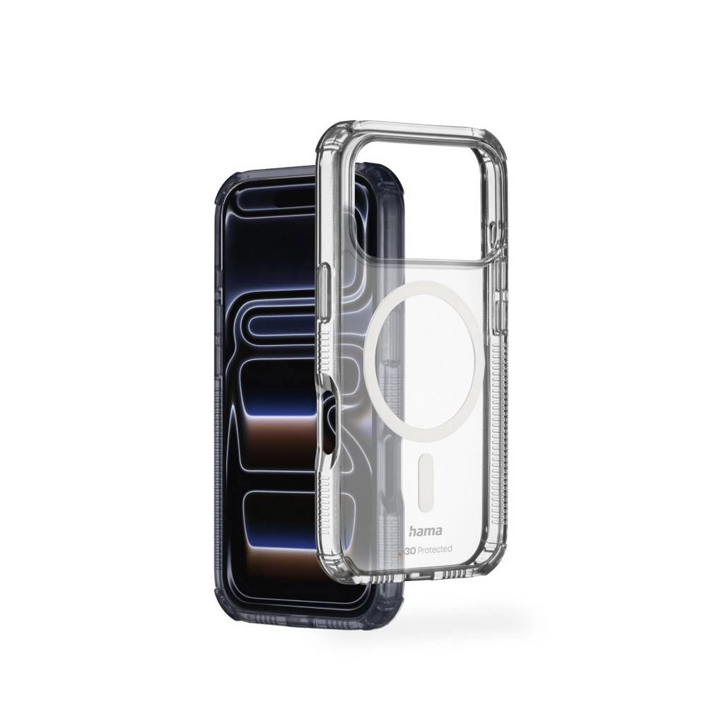 Hama etui Apple iPhone 17 Pro prozirna MagSafe kompatibilna, induktivno punjenje 00232394 slika