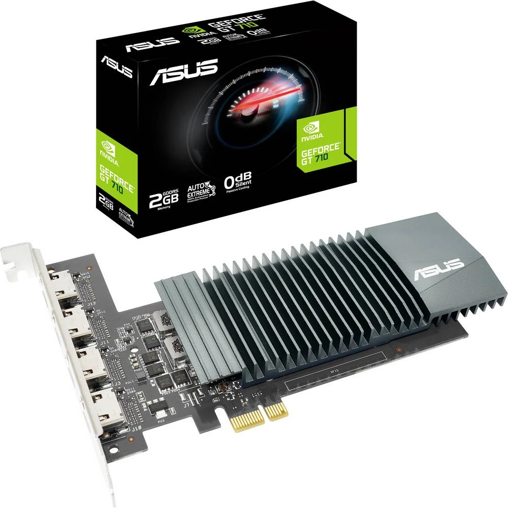 Asus grafička kartica Nvidia GeForce GT710 2 GB gddr5-ram PCIe HDMI™ slika