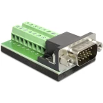 VGA Adapter [1x Muški konektor VGA - 1x 2-žičani kabel] Crna Delock