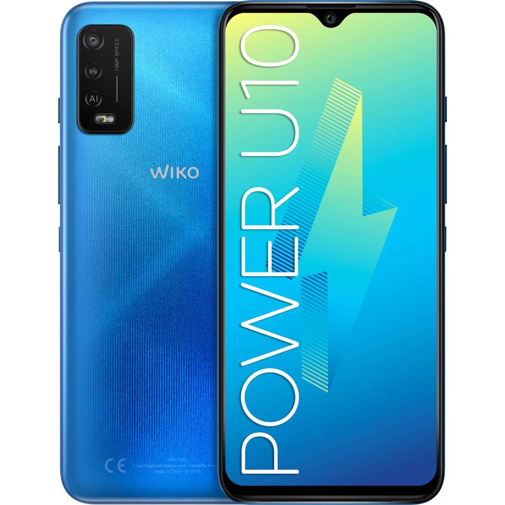 WIKO POWER U10 dual sim pametni telefon 32 GB 6.82 palac (17.3 cm) dual-sim Android™ 11 traper, plava boja slika