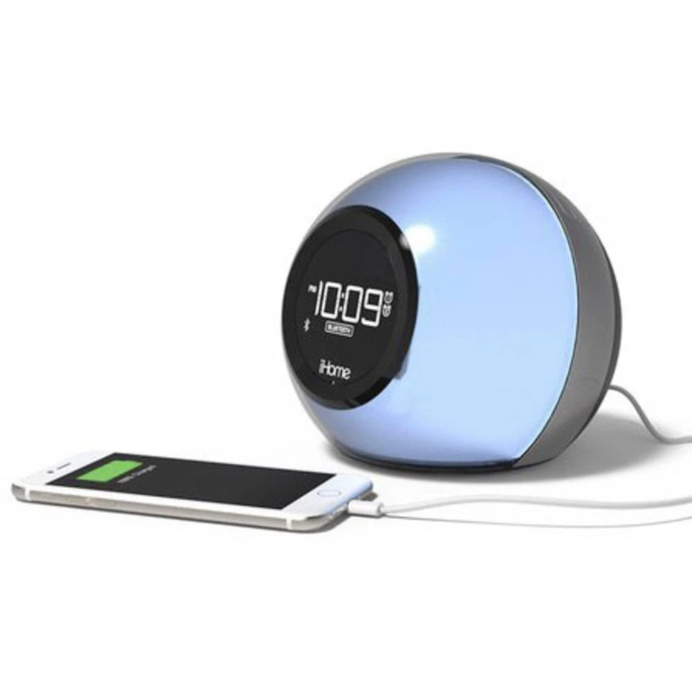 UKW Radio budilica iHome IBT29 AUX, Bluetooth, USB Funkcija punjenja baterije, Funkcija govora slobodnih ruku Višebojna slika